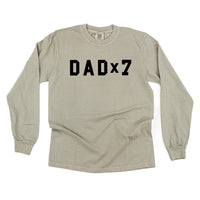 DAD x (Child Number) - Long Sleeve Comfort Colors Tee