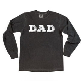 Dad - Vintage - Long Sleeve Comfort Colors Tee