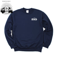 Dad w/ Mountains - Mountain Scene (pf&b) - BASIC Fleece