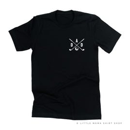 Dad - Gold Clubs (pocket) - Unisex Tee