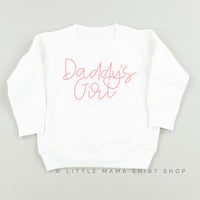 Daddy's Girl - Cursive - Child Sweater