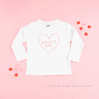 Daddy's Girl (Heart Around) - Child Long Sleeve Tee
