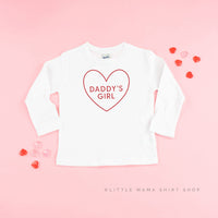 Daddy's Girl (Heart Around) - Child Long Sleeve Tee