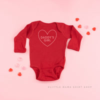 Daddy's Girl (Heart Around) - Child Long Sleeve Tee
