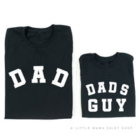 Dad - Arched Varsity / Dad's Guy - Set of 2 Tees