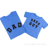 Dad - Arched Varsity / Dad's Guy - Set of 2 Tees