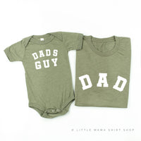 Dad - Arched Varsity / Dad's Guy - Set of 2 Tees