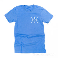 Dad - Gold Clubs (pocket) - Unisex Tee