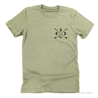 Dad - Gold Clubs (pocket) - Unisex Tee