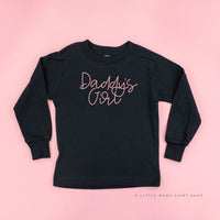 Daddy's Girl - Cursive - Child Long Sleeve Tee