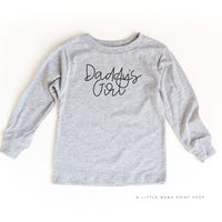 Daddy's Girl - Cursive - Child Long Sleeve Tee