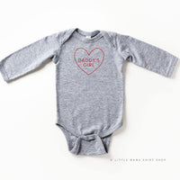 Daddy's Girl (Heart Around) - Child Long Sleeve Tee