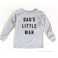 Dad's Little Man - Child Long Sleeve Tee