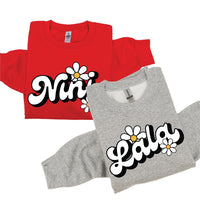 Daisy Name (f&b) - "________" - (Choose Your Name) - BASIC Fleece