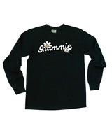 Daisy Name (f&b) - "________" - (Choose Your Name) - LONG SLEEVE Comfort Colors Tee