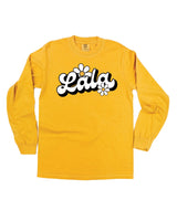 Daisy Name (f&b) - "________" - (Choose Your Name) - LONG SLEEVE Comfort Colors Tee