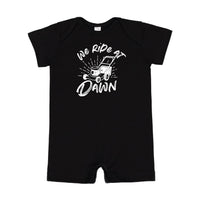 We Ride at Dawn - (Choose Your Mower) - Shorts Romper