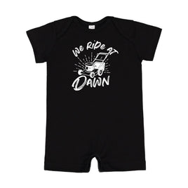 We Ride at Dawn - (Choose Your Mower) - Shorts Romper