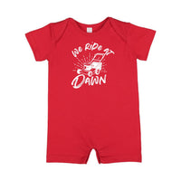 We Ride at Dawn - (Choose Your Mower) - Shorts Romper