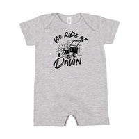 We Ride at Dawn - (Choose Your Mower) - Shorts Romper