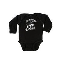 We Ride at Dawn - (Choose Your Mower) - Child Long Sleeve Tee