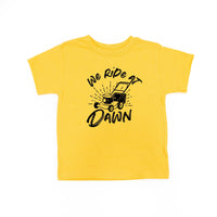 We Ride at Dawn - (Choose Your Mower) - Child Tee