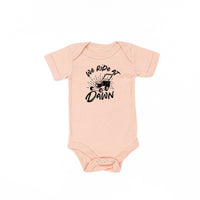 We Ride at Dawn - (Choose Your Mower) - Child Tee