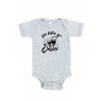 We Ride at Dawn - (Choose Your Mower) - Child Tee