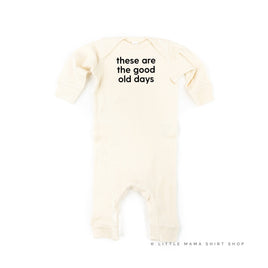 These Are The Good Old Days - Design on Front - Baby Sleeper