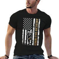 Golden US for American Gold Miner Comfortable T-Shirt