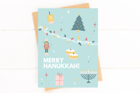 Merry Hanukkah Card for Hanukkah and Christmas