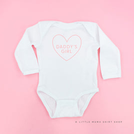 Daddy's Girl (Heart Around) - Child Long Sleeve Tee