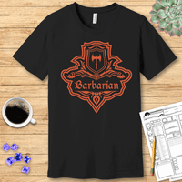 D&D Barbarian Class Emblem T-Shirt