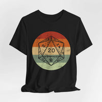 D&D D20 Shirt | Retro Sunset