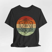 D&D D20 Shirt | Retro Sunset