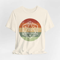 D&D D20 Shirt | Retro Sunset