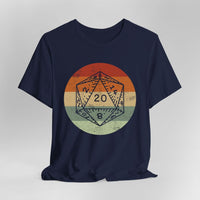 D&D D20 Shirt | Retro Sunset