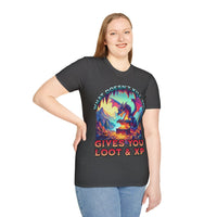 D&D Dragon Shirt - What Doesn't Kill You Gives You Loot & XP