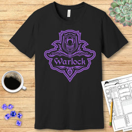 D&D Warlock Class Emblem T-Shirt