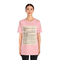 D&D Wife Stat Block T-Shirt