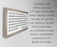 Do Not Fear Isaiah 43 - Canvas