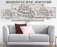 Don't Worry Laundry - Canvas