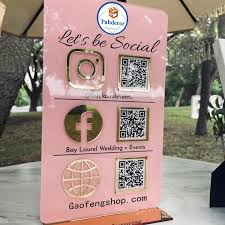 Custom Acrylic QR Code Sign