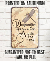 Dragonflies Appear - Metal Sign