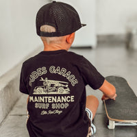 DUDES GARAGE TEE - BLACK