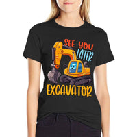 Kids Excavator - See You Later Excavator  Eco-friendly Material T-Shirt