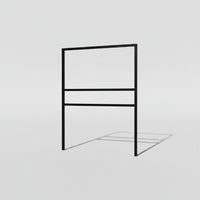30"h x 24"w Metal Frame - 1 rider (Black)