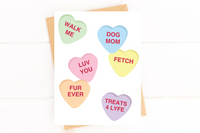 Dog Mom Funny Valentines Day Card for Dog Parents Valentine for Girlfriend Card