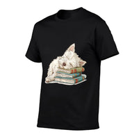 West Highland White Terrier Books Dog Breed Westie for Men Women Girls Kids  Trendy Pattern T-Shirt