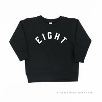 BIRTHDAY NUMBER - BLOCK FONT - Child Sweater